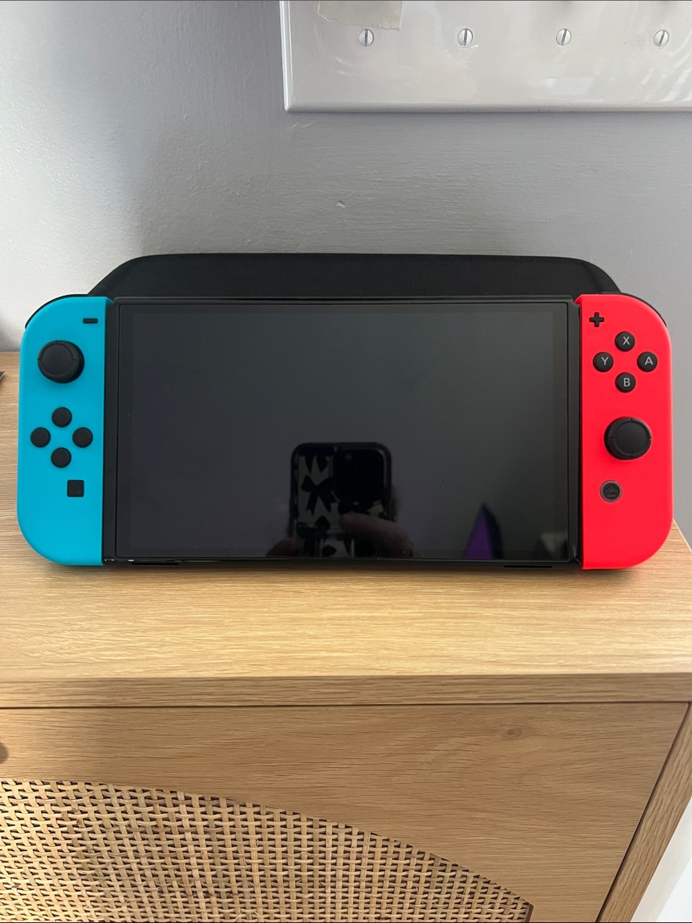 Nintendo Switch Console with Neon Blue & Neon Red Joy-Con
